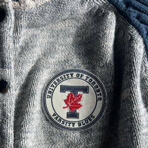 Renu Bruzer University of Toronto Varsity Knit Cardigan Youth – XL / TG